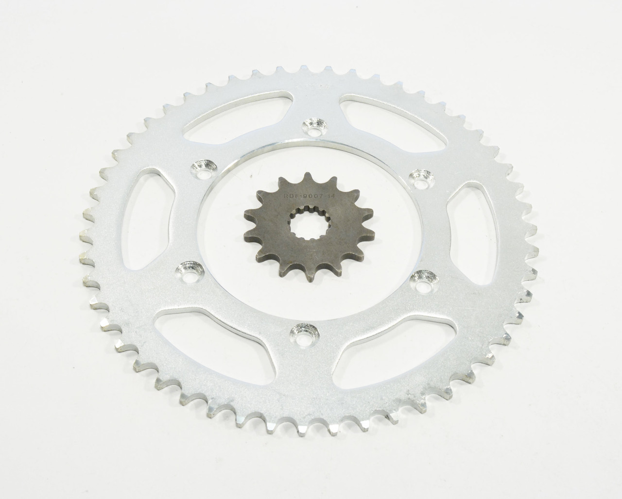 1999 2000 2001 Yamaha WR400F WR 400 F 14 Tooth Front & 51 Tooth Rear Sprocket