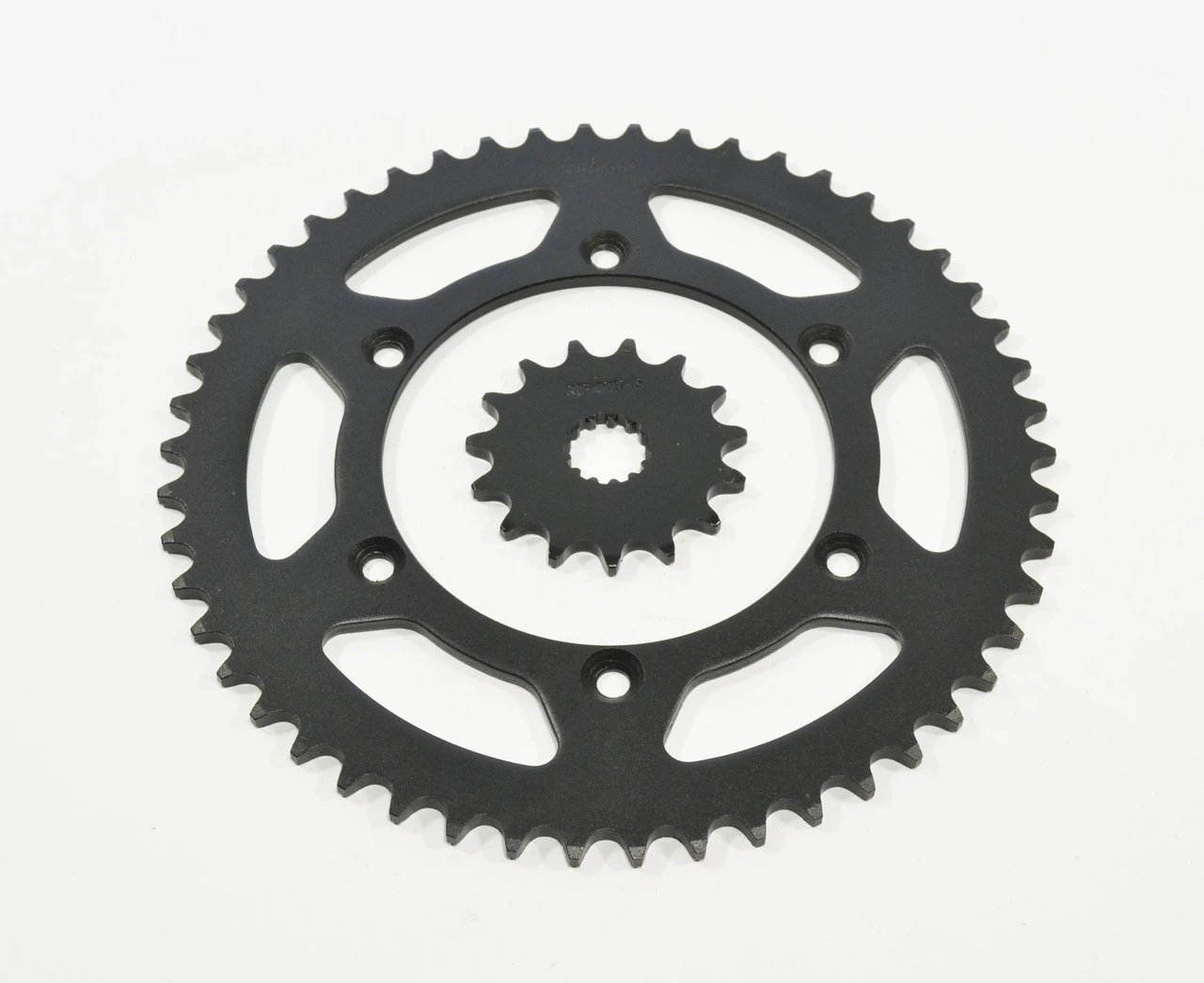 2003-2014 Yamaha WR450 F WR 450F 15 Tooth Front & 50 Tooth Rear Black Sprocket