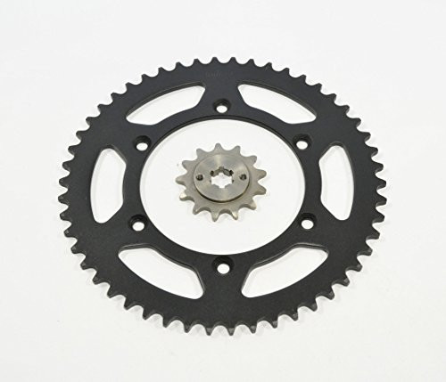2005-2014 Yamaha TT-R230 230 13 Tooth Front and 50 Tooth Rear Black Sprocket