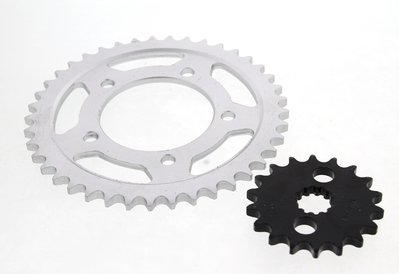 2010 2011 Kawasaki Ninja ZX-14R ZX1400 Front & Rear Sprockets 18/41
