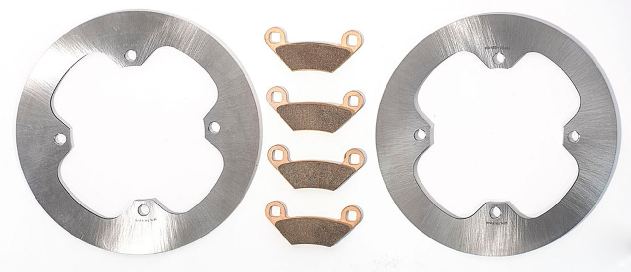 Rear MudRat Brake Rotors & Pads 2015-24, 2026 Polaris Sportsman XP 1000 Touring