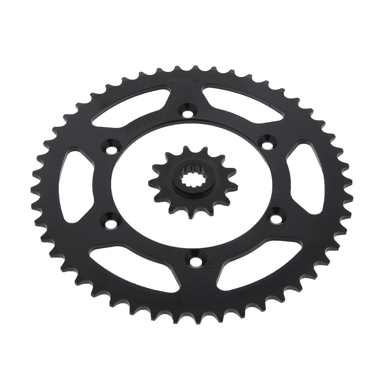 Sprocket for Kawasaki KLX400 2003 Front 13 Tooth & Rear 49 Tooth Black Sprocket