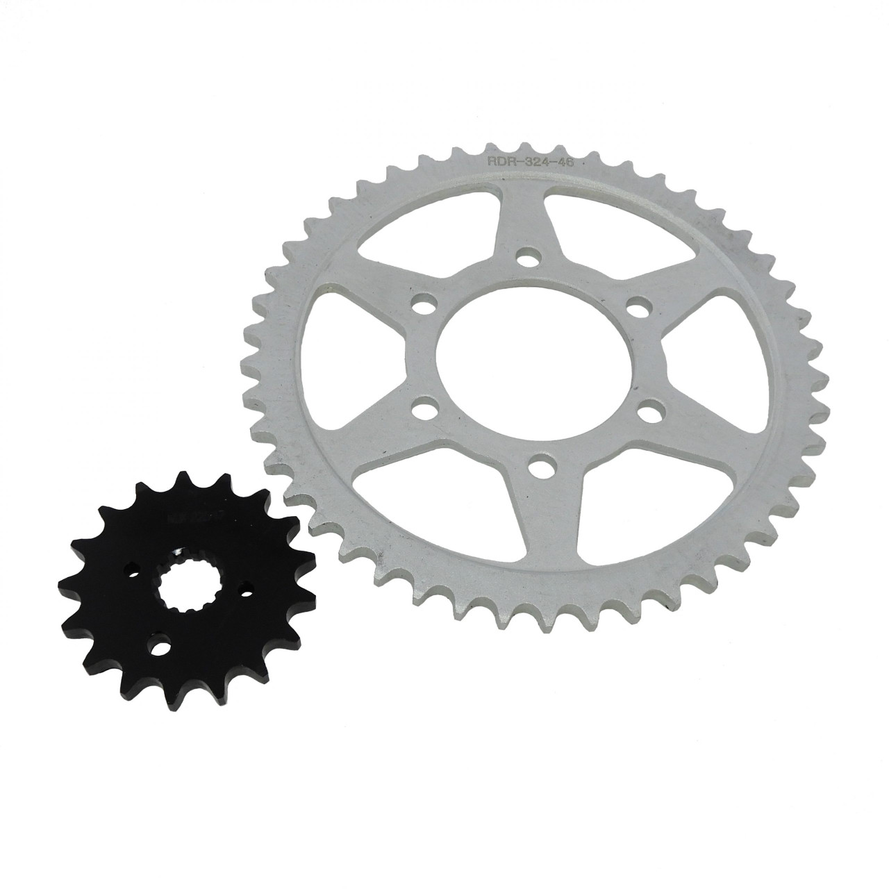 1980 1981 1982 1983 Kawasaki KZ550 Front and Rear Steel Sprockets 17/46