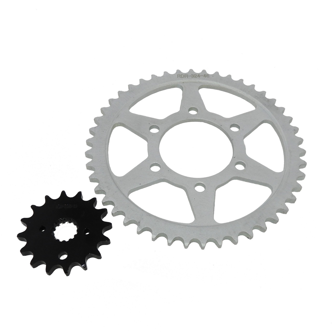 1982 Kawasaki GPZ750 KZ750M Front & Rear Sprockets 16/46 - RaceDriven