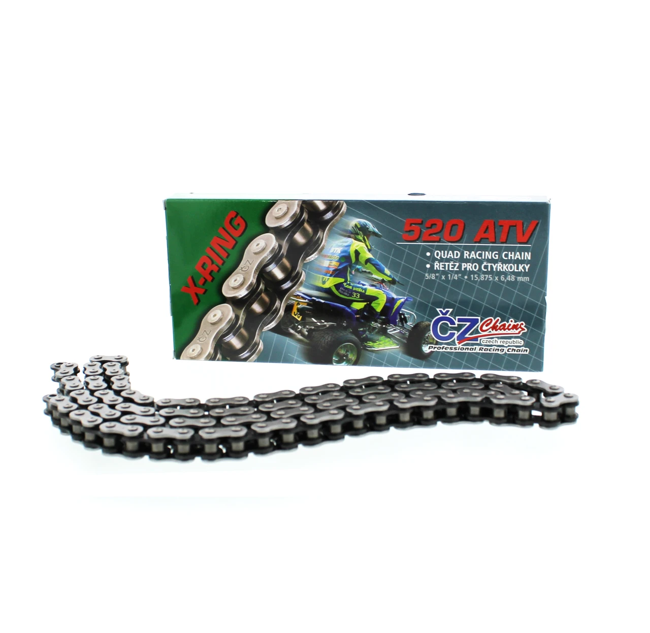 1994 Polaris 400L 400 4X4 CZ ATV X-Ring Rear Chain 520-84L