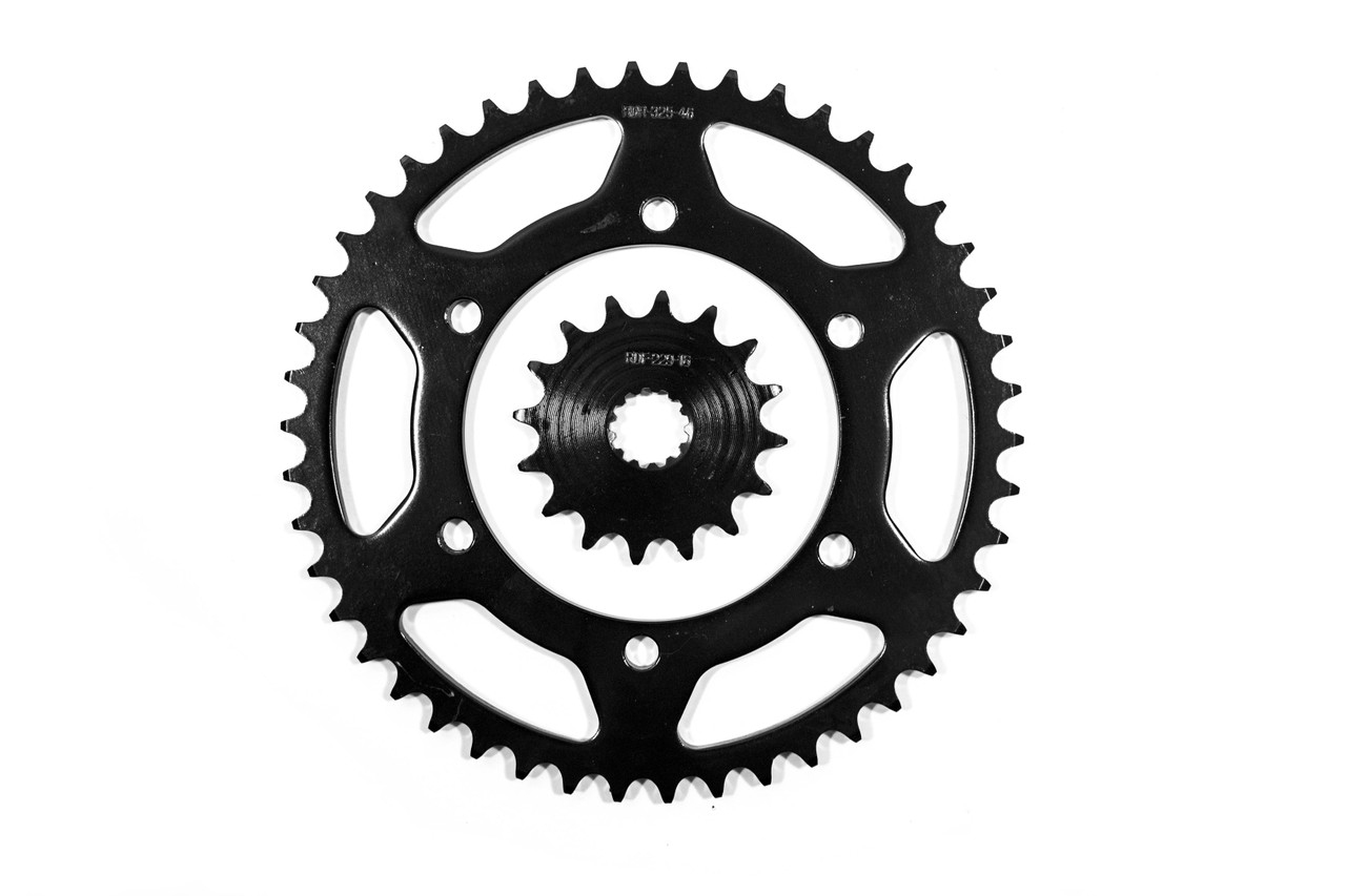 1991 1992 1993 Kawasaki Zephyr ZR750 Front & Rear Sprockets 16/46