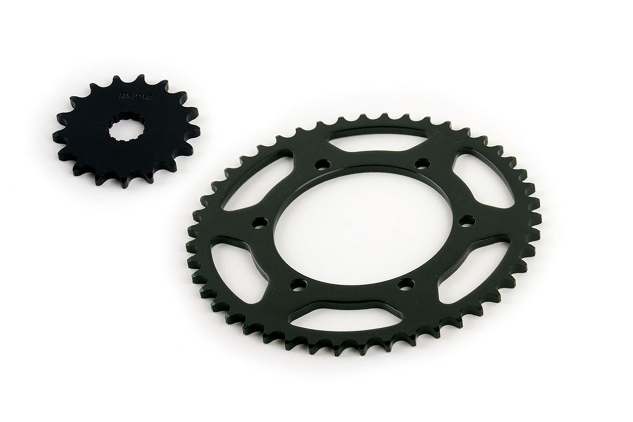 2000 2001 2002 Kawasaki W650 EJ650A Front & Rear Sprockets 17/46