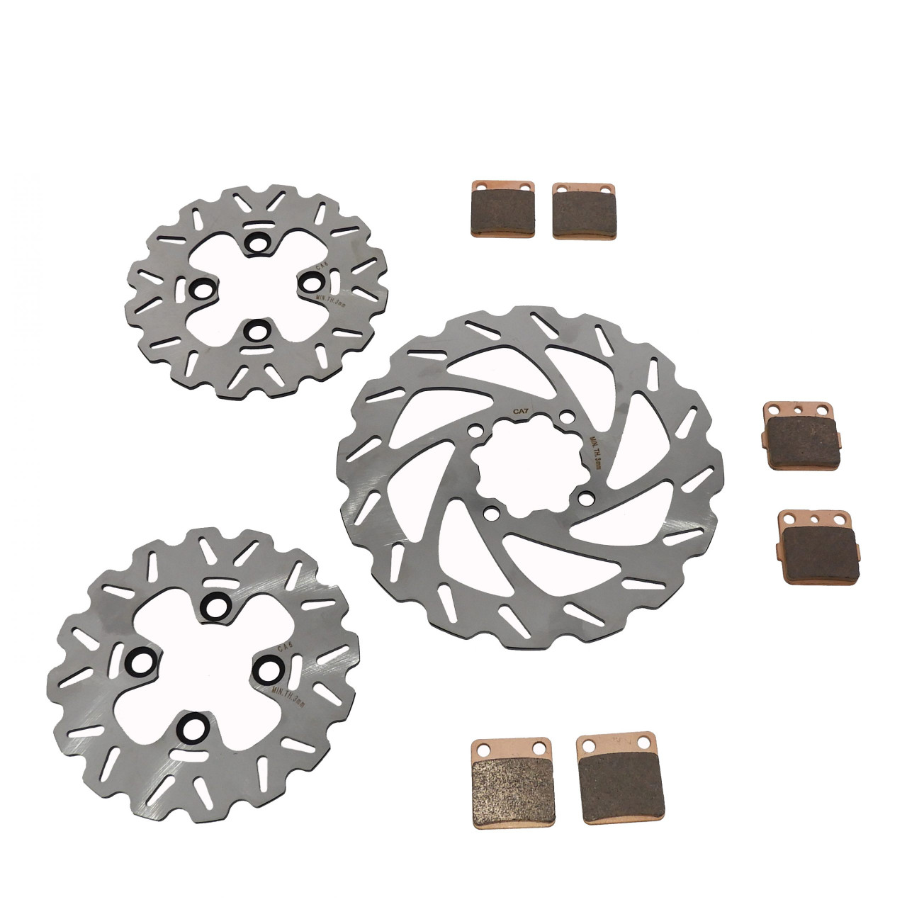 Brake Rotors Brake Pads Yamaha Blaster YFS200 2003-2006 Front