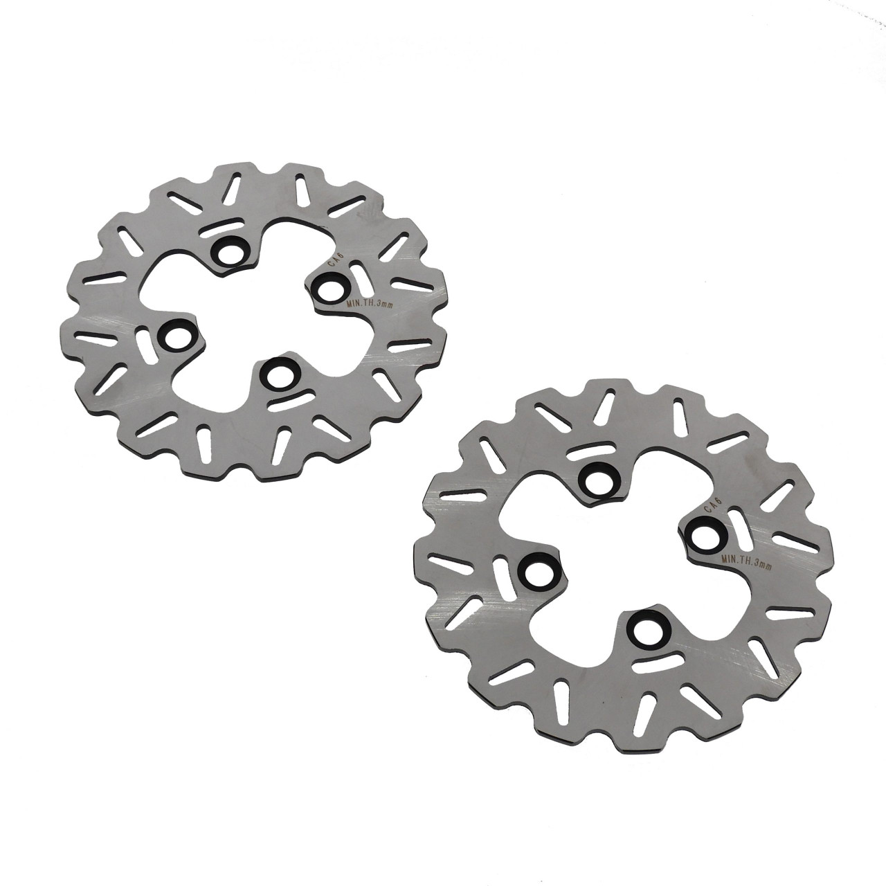 Brake Rotor for Yamaha YFZ 450 YFZ450 2004-08 Front RipTide Disc x2 Race-Driven