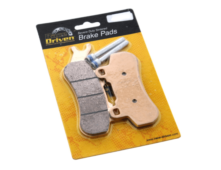 2 Pairs (4 Pads) Solid Brass Rear Brake Pads For Can-Am Defender & Traxter 3-Seater