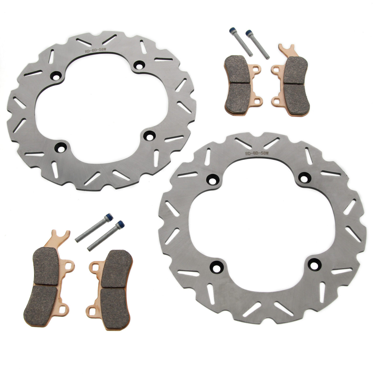 Brake Rotors and Brake Pads for Can-Am Maverick X3 2017 - 2026 Rear RipTide