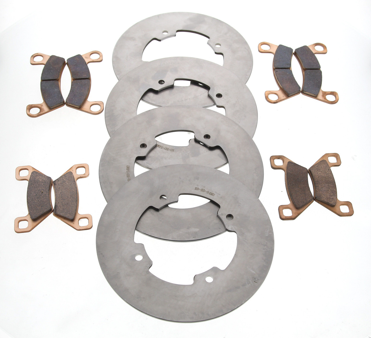 15-17 Arctic Cat Wildcat Sport 700 XT EPS Front & Rear MudRat Rotors &  Pads