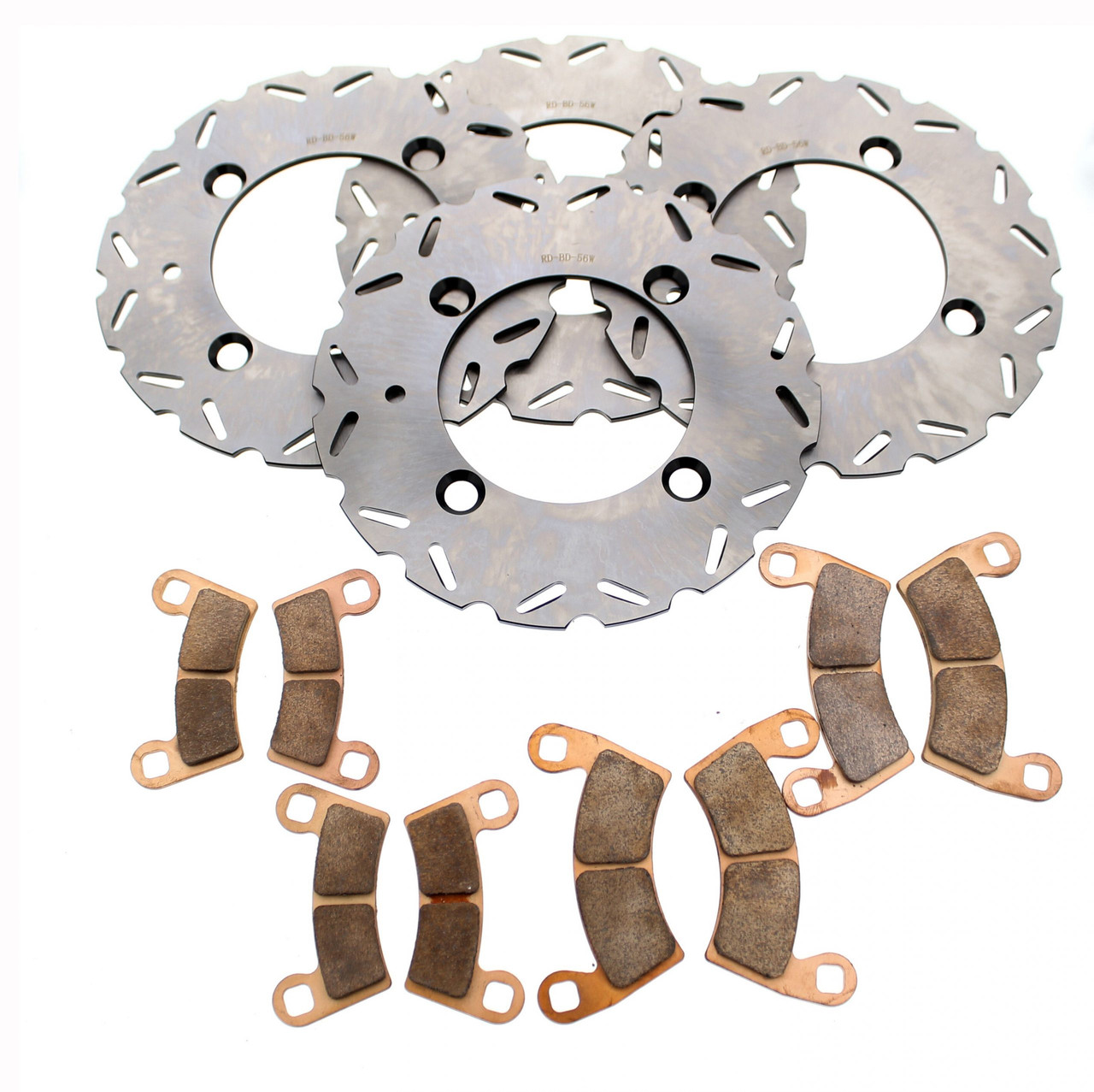 Brake Rotors & Pads fit Polaris General 1000 2017 - 2026 Front & Rear RipTide