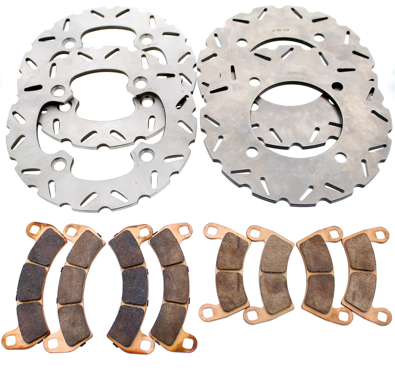 Brake Rotors & Brake Pads for Polaris RZR Turbo S 2020 2021 Front & Rear RipTide