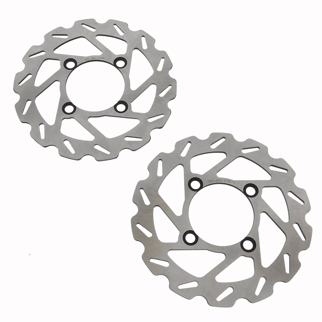 Brake Rotors & Brake Pads Yamaha Rhino YXR450 2004-09 Front RipTide Race-Driven