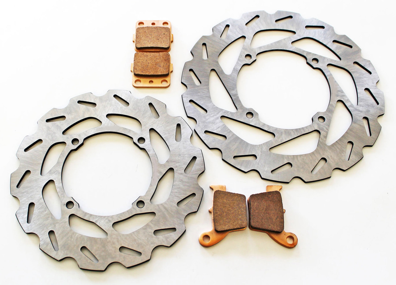 Brake Rotor & Brake Pads for Honda CRF150R 2018 - 2023 Front & Rear RipTide