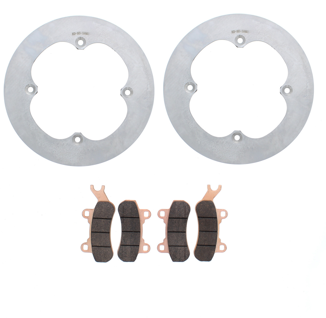 Brake Rotors and Brake Pads for Can-Am Maverick X3 2017 - 2026 Rear MudRat Disc