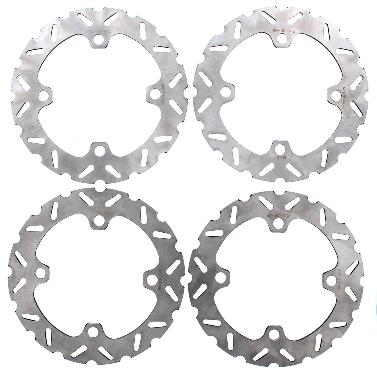 Brake Rotors & Pads for Polaris RZR XP 1000 Ultimate 2023 Front & Rear RipTide