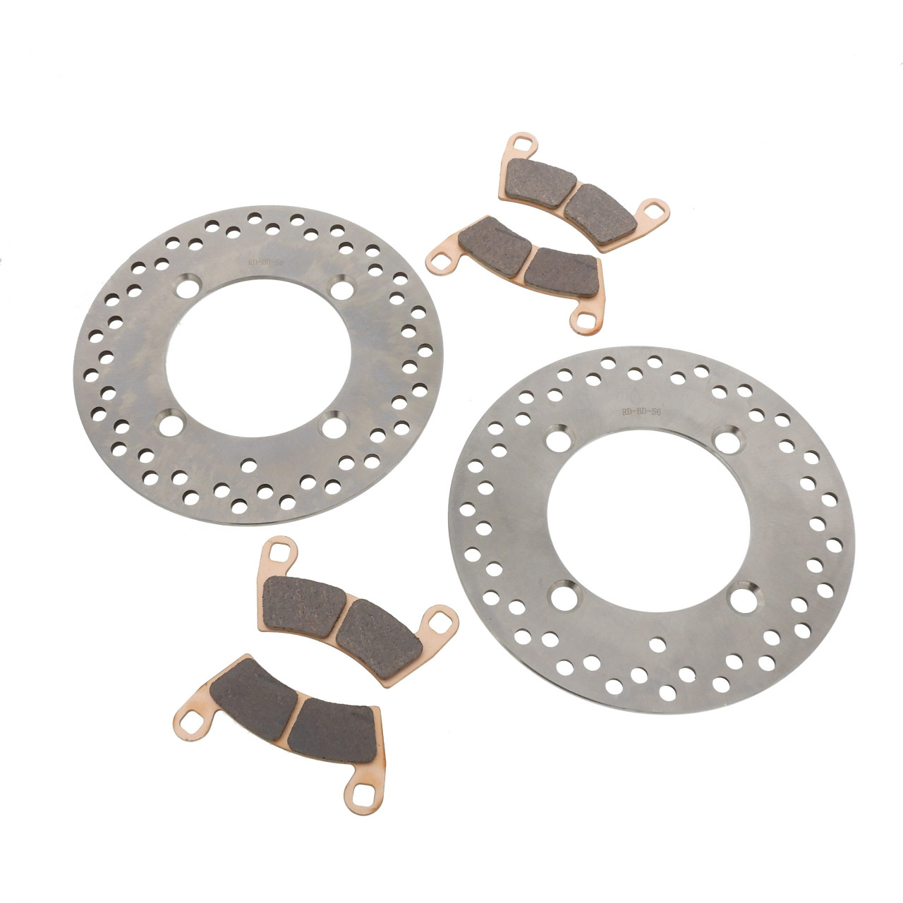 Brake Rotors & Pads for Polaris Ranger Crew XP 1000 EPS 2019 - 2023 Front