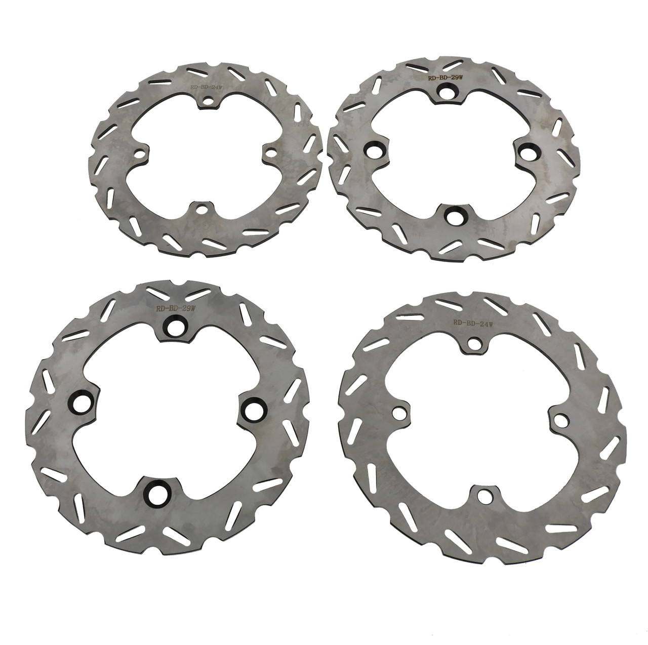 2017 Polaris Ranger Crew XP 900 Front & Rear RipTide Rotors & MudRat Brake Pads
