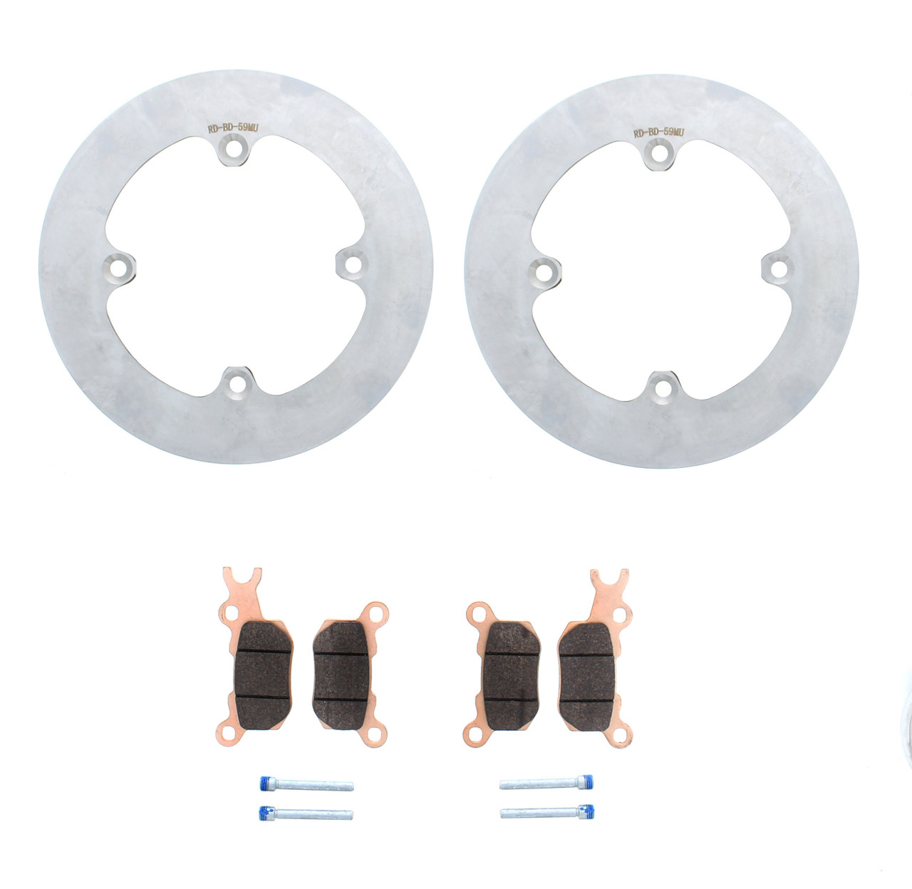 Brake Rotors and Brake Pads fit Can-Am Defender HD9 2022 - 2025 Rear MudRat