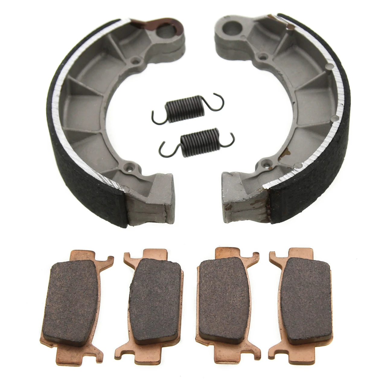 Front Brake Pads and Rear Brake Shoes fit 2009 Honda Foreman 500 TRX500FM