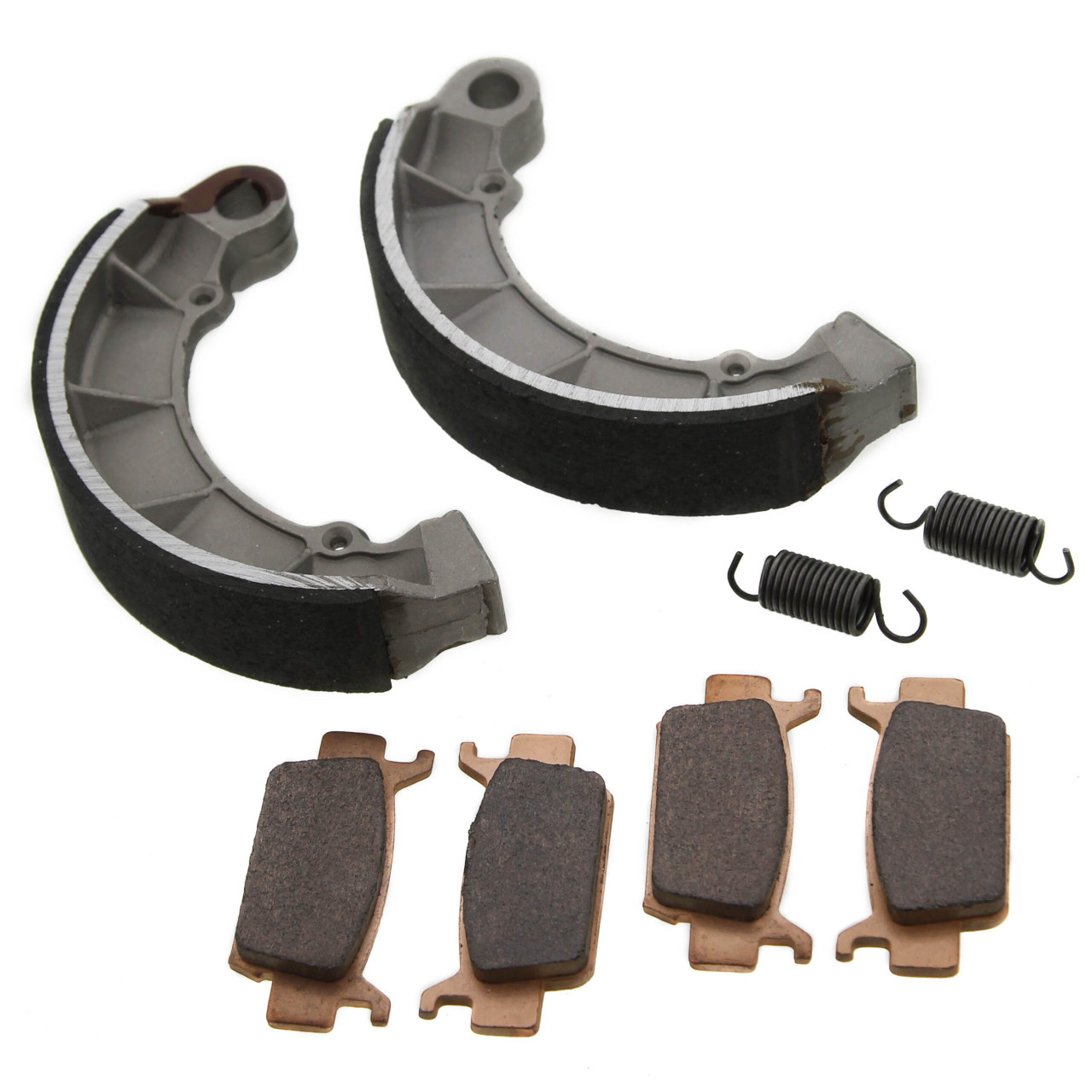 Front Brake Pads and Rear Brake Shoes fit 2009 Honda Foreman 500 TRX500FM