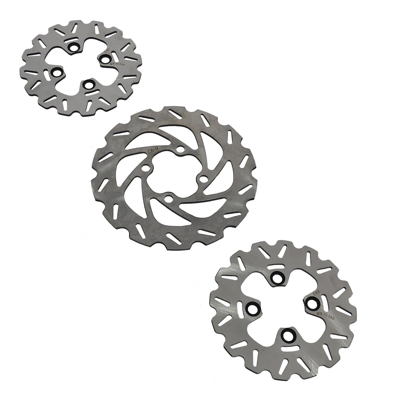Brake Rotors fit Yamaha YFZ450 2006 - 2025 Front & Rear RipTide by Race-Driven