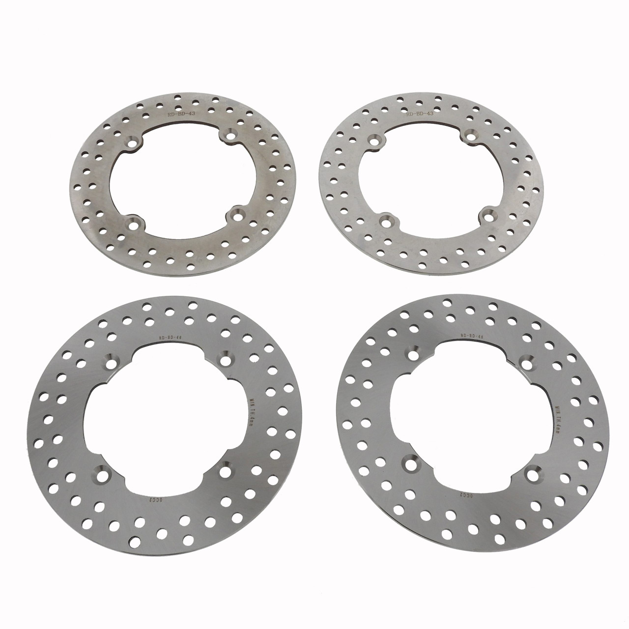 2014-16 Can-Am Commander Max XT 1000 4x4 Front & Rear Brake Rotors & Brake Pads