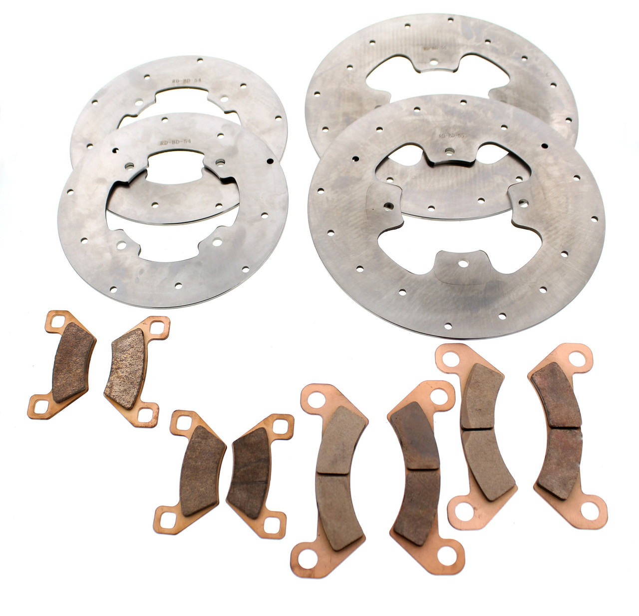 Brake Rotors and Brake Pads Arctic Cat Wildcat X 1000 2014 - 2016 Front and Rear
