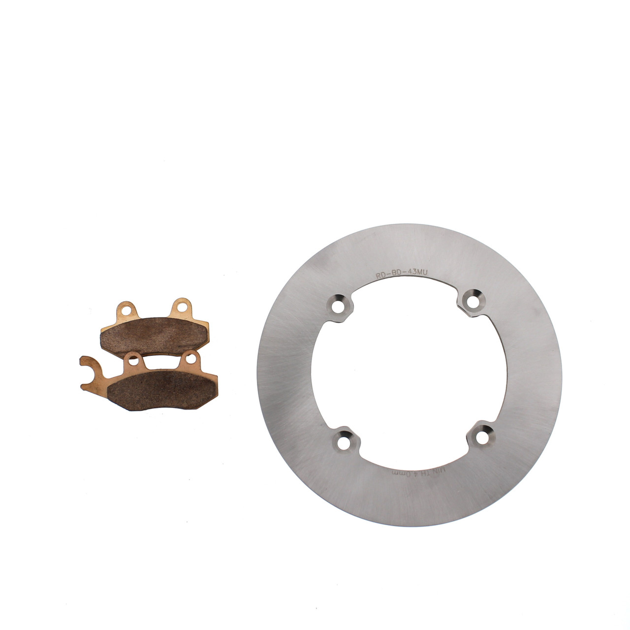 Brake Rotors & Brake Pads fit Can-Am Commander 1000 XTP 2016 2017 Rear MudRat
