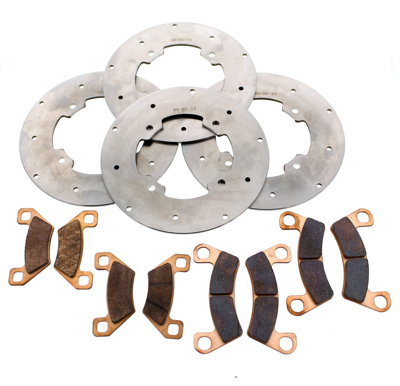 2015-17 Arctic Cat Wildcat Sport 700 LTD EPS Front & Rear Brake Rotors & Pads