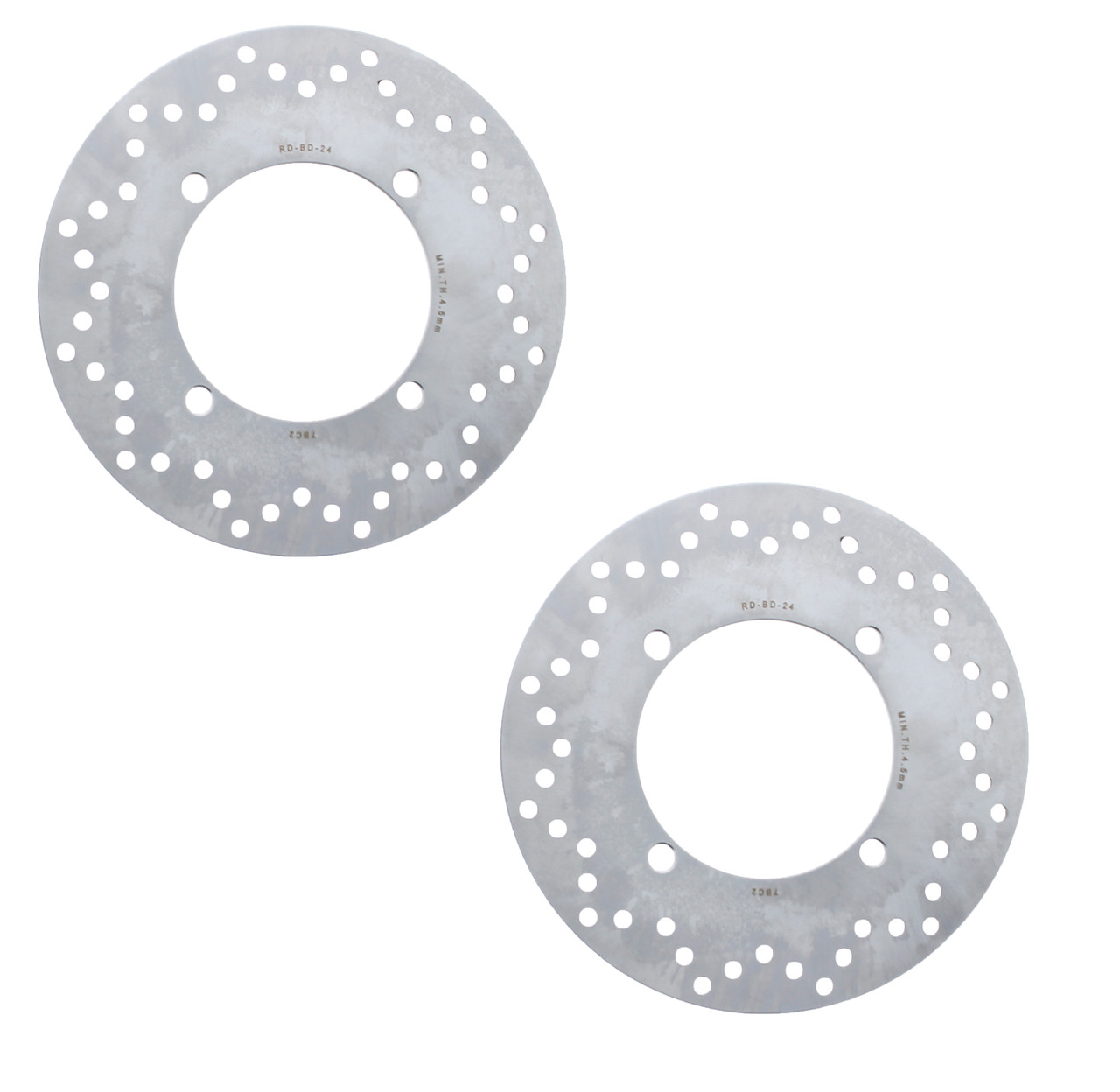 Brake Rotors & MudRat Pads for Polaris Ranger 400 2010 2011 Front & Rear Brakes