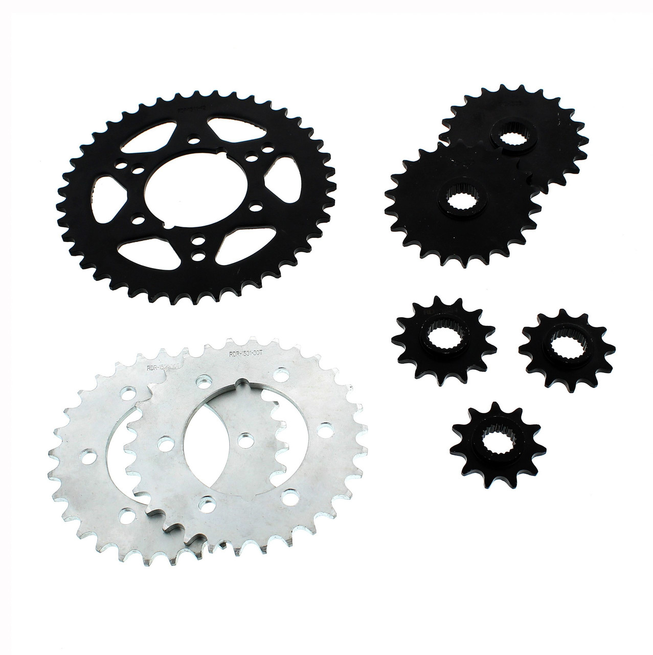 1994 - 1997 Polaris Big Boss 400 400L 6X6 Steel Sprocket Complete Set