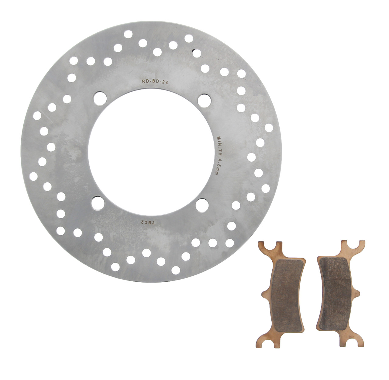 2007 2008 Polaris 800 Sportsman EFI HO Rear Brake Rotor Disc and Brake Pads