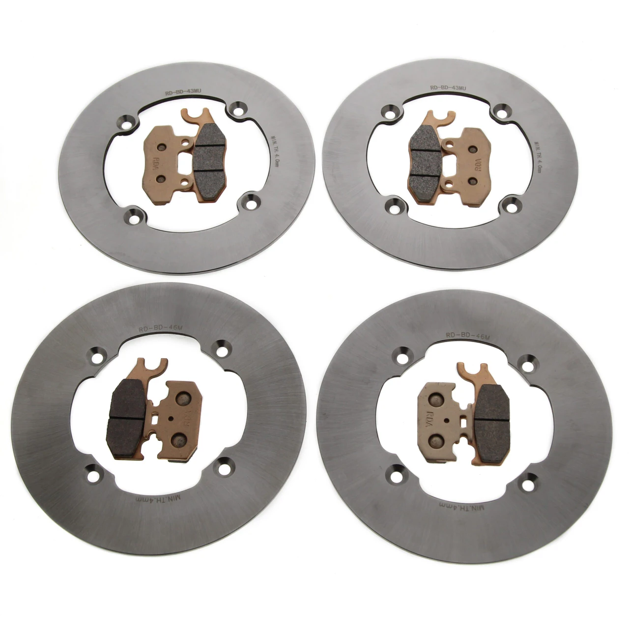 2016 2017 Can-Am Maverick DPS 1000R Front and Rear MudRat Brake Rotors and Pads
