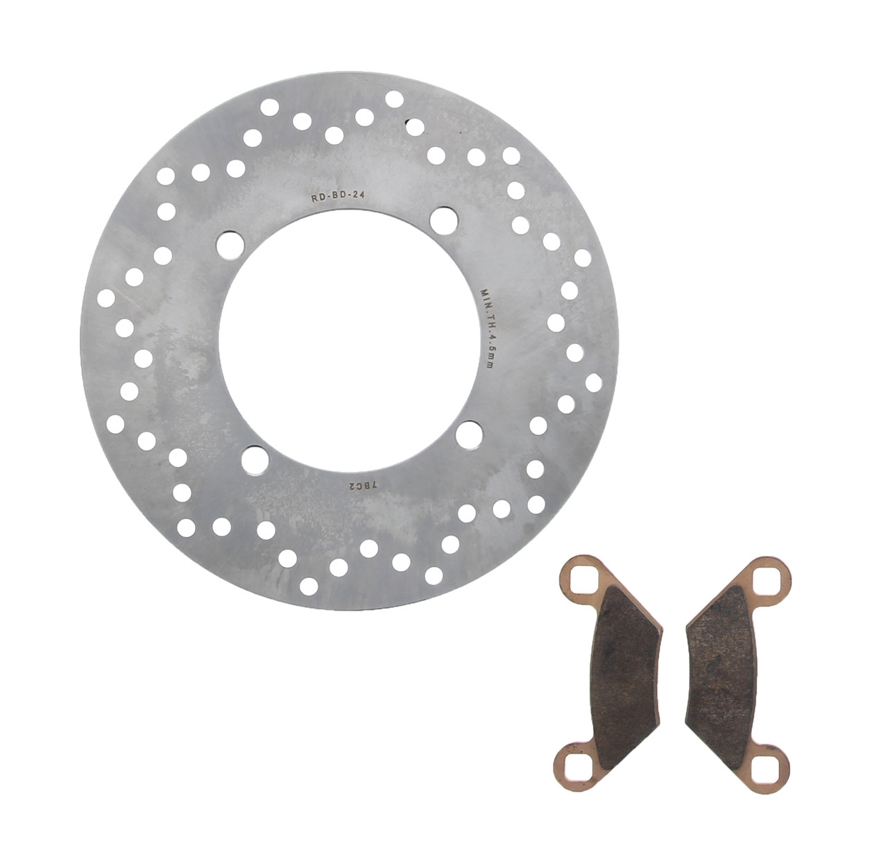2011-2014 Polaris Sportsman 500 Forest Tractor Rear Brake Rotor & Brake Pads
