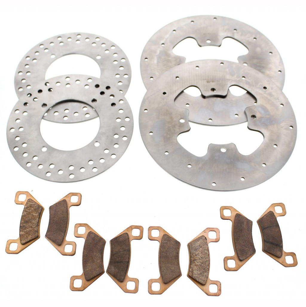 2017 Arctic Cat 700 HDX XT EPS Front and Rear Brake Rotors and Brake Pads
