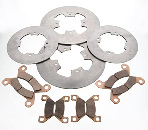2014-16 Arctic Cat Wildcat X 1000 LTD Front & Rear MudRat Rotors & Brake Pads