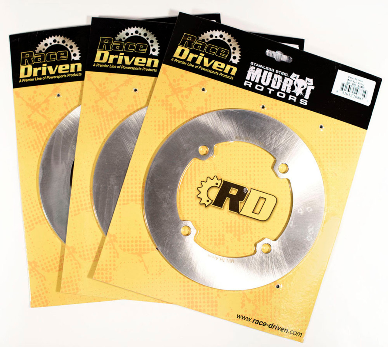 11-15 Can-Am Commander 1000 4x4 Front & Rear MudRat Brake Rotors & Brake Pads