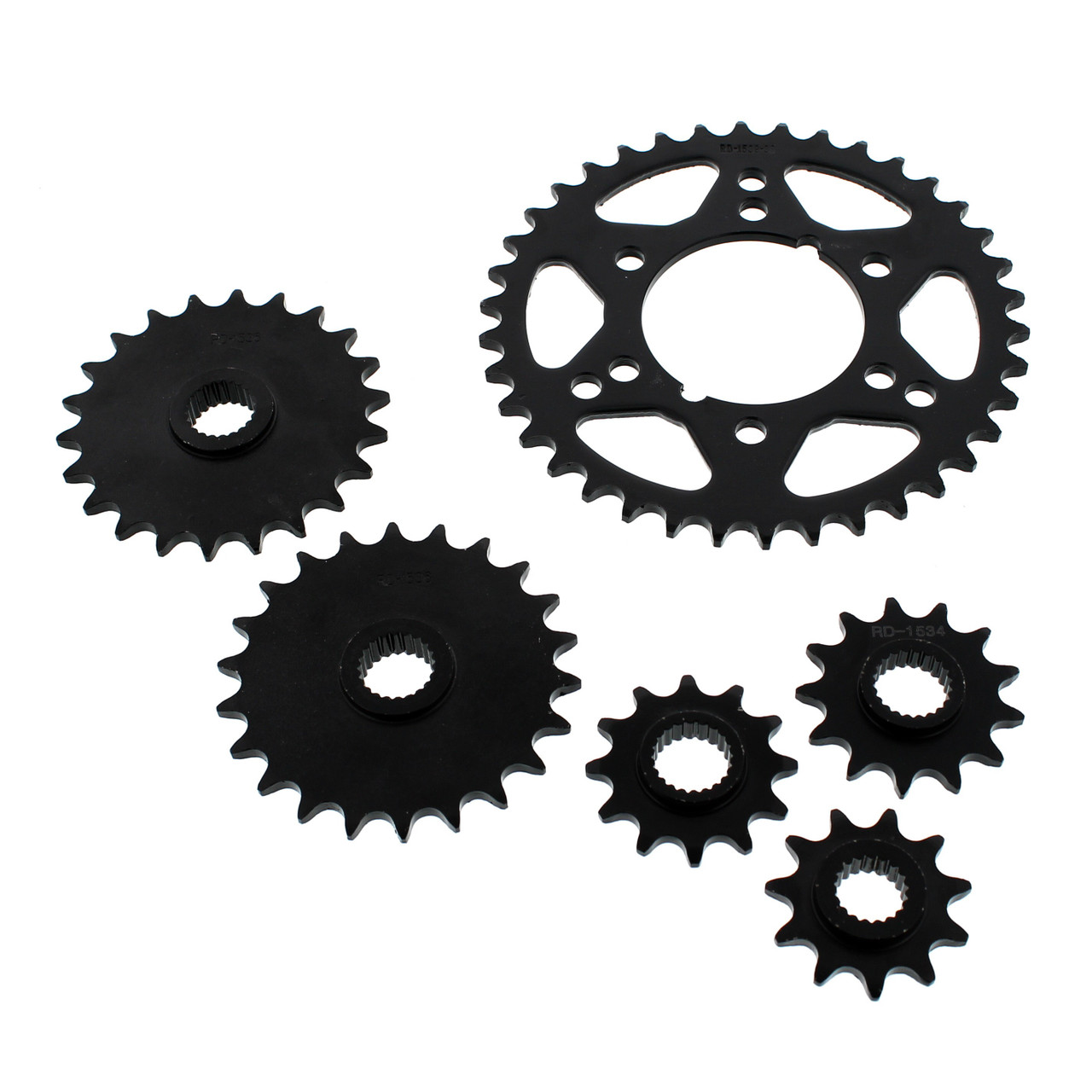 1997 Polaris Magnum 425 4X4 Steel Sprocket Complete Set