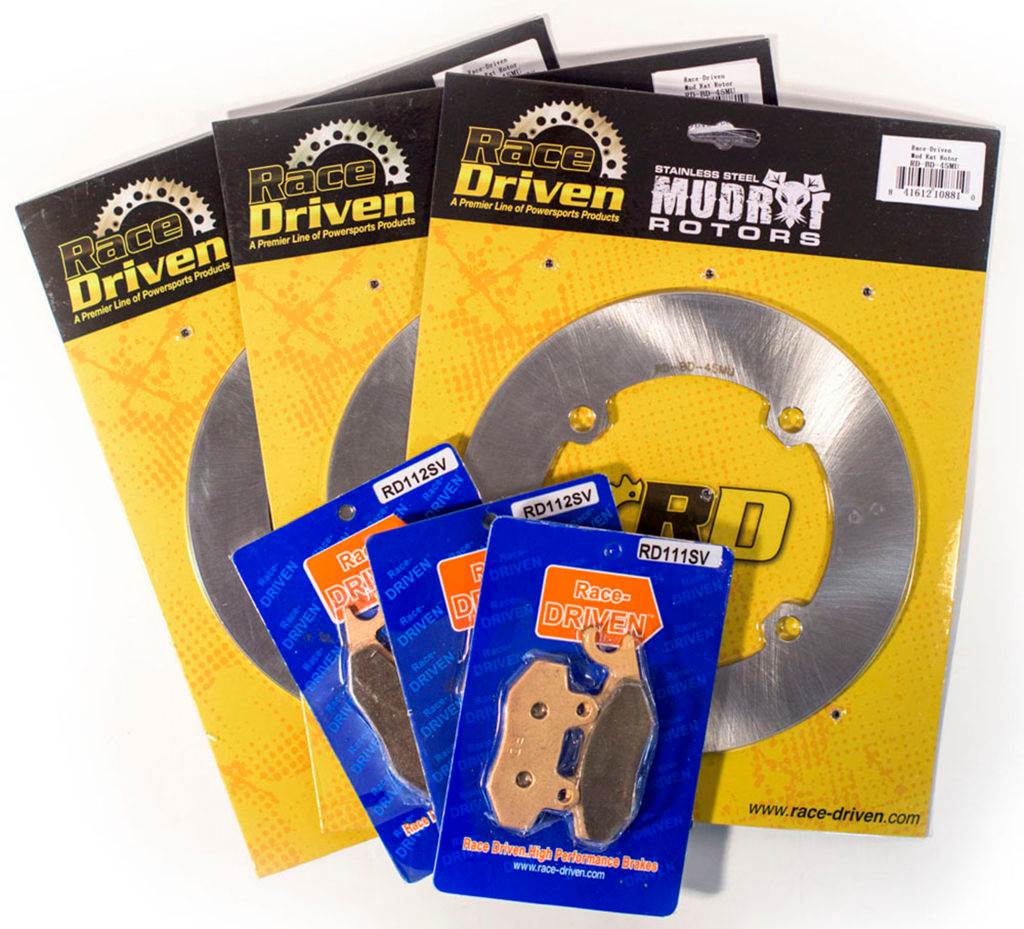 12-2017 Can-Am Commander LTD 1000 Front & Rear MudRat Brake Rotors & Brake Pads