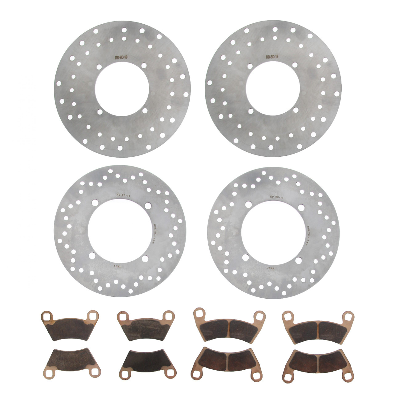 2015 Polaris Sportsman Ace 570 SP Front & Rear Brake Rotors & MudRat Brake Pads