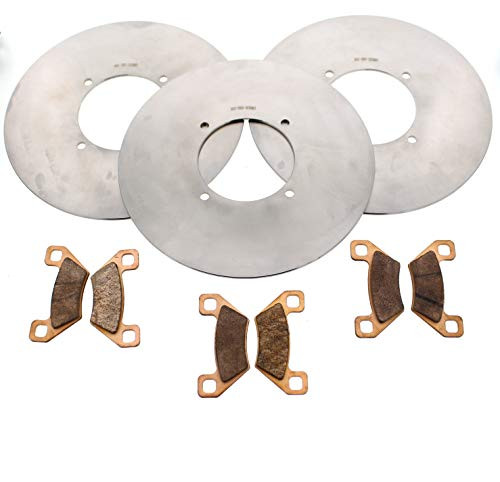 2017 Arctic Cat 1000 Mud Pro LTD EPS Front and Rear MudRat Rotors and Brake Pads