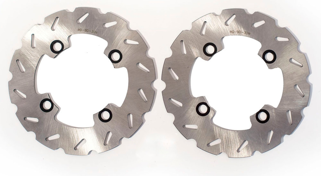 Brake Rotor & Brake Pads Yamaha Rhino 700 YXR700 2008-2013 Rear RipTide Disc