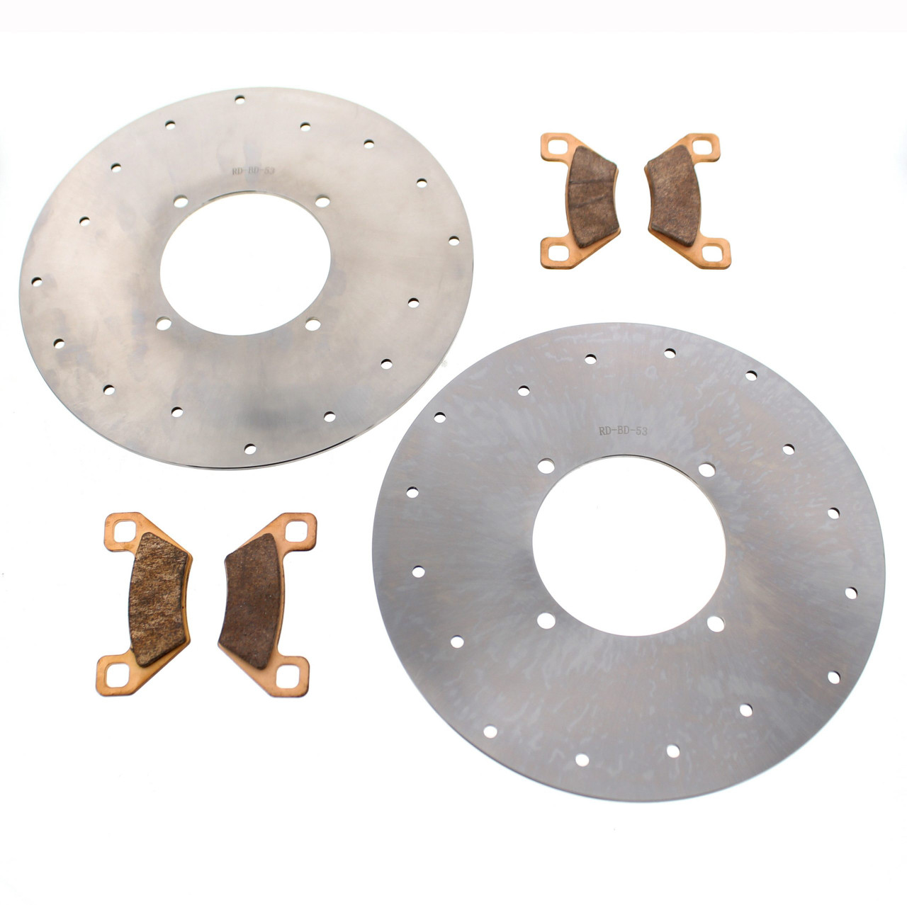 2012 2013 Arctic Cat Prowler 700 XTX Front Brake Rotors & Severe Duty Brake Pads
