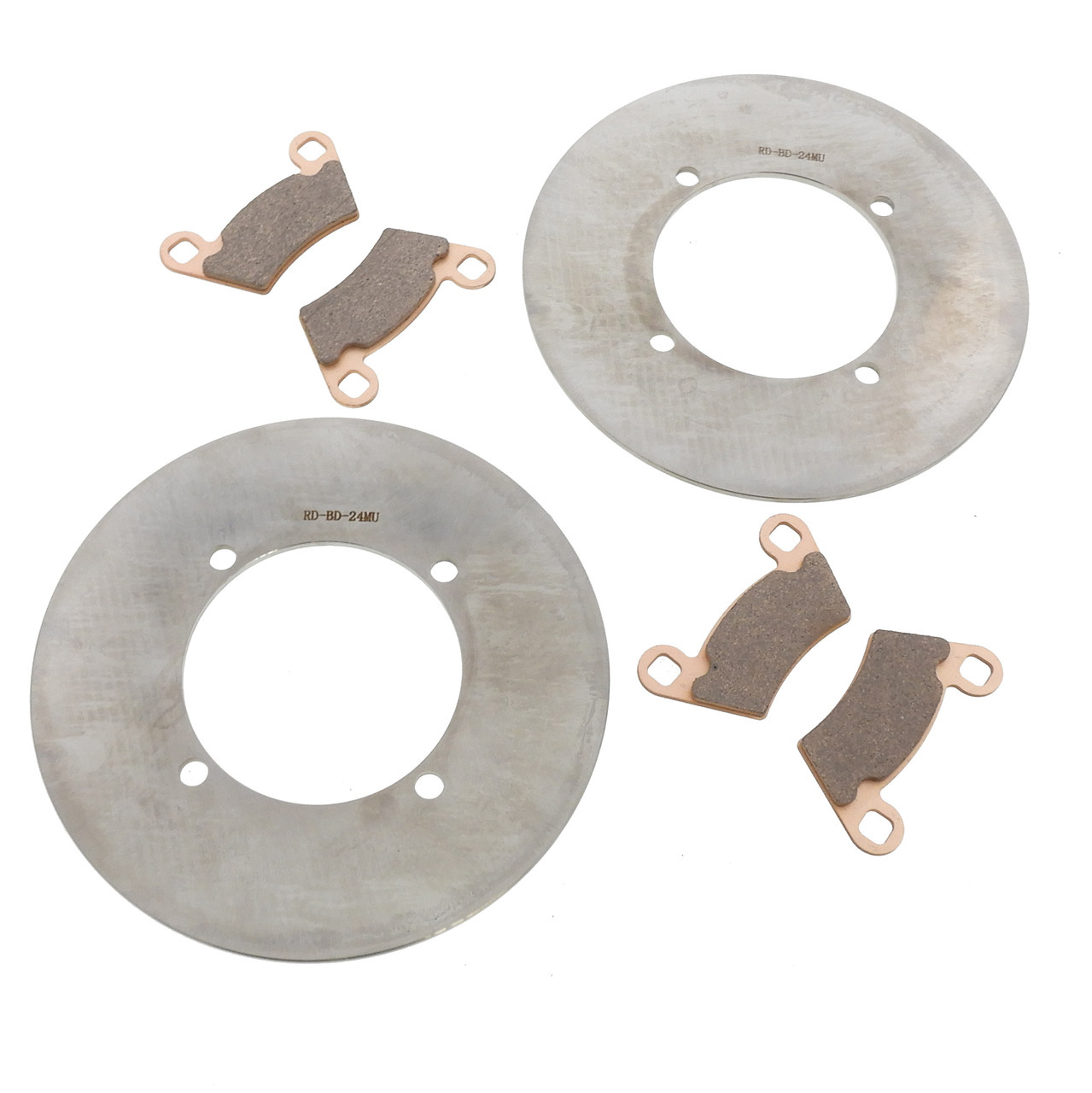 Rear MudRat Brake Rotors & MudRat Brake Pads 2014 Polaris Ranger 800 Midsize