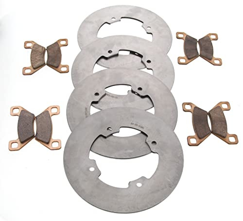 2016 Arctic Cat Wildcat Trail SE 700 EPS Front & Rear MudRat Rotors & Brake Pads