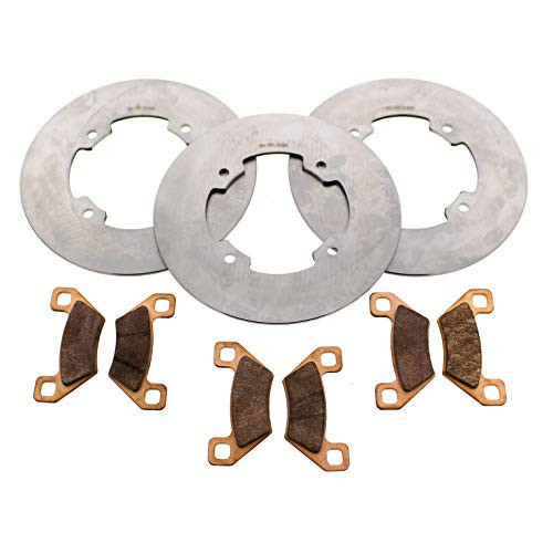 2012 Arctic Cat TRV 700 Cruiser Front & Rear Brake MudRat Rotors and Brake Pads