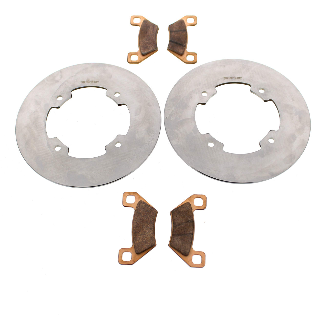 2012 Arctic Cat TRV 450 Front MudRat Brake Rotors and Severe Duty Brake Pads